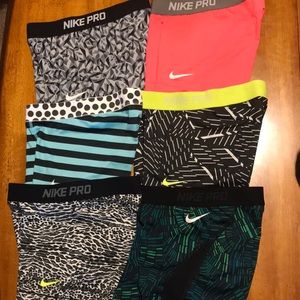 Nike XS compression shorts